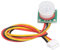 Körper Infrarot PIR Sensor, DC 3.3‑5V IR Pyroelektrische Infrarot PIR Bewegungsmelder Detektormodule Mini Pyroelektrisches PIR Human Sensor Modul mit Kabel