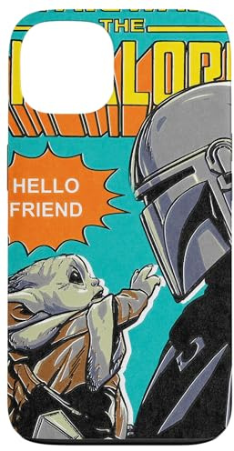 Star Wars Comiccover Der Mandalorianer Mando und das Kind Hülle für iPhone 13