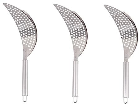 PRETYZOOM 3pezzi Scolapasta Acciaio Inossidabile Forma Di Per Lavare Frutta e Verdura Utensile Da Cucina Compatto e Pratico Per La Casa