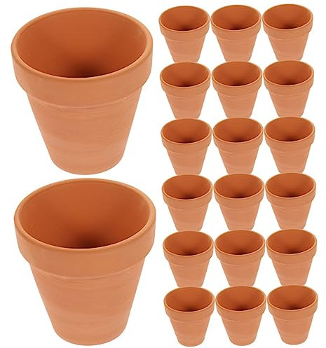 INOOMP 20piezas Macetas Miniatura De para Flores Maceta De Diseño Minimalista