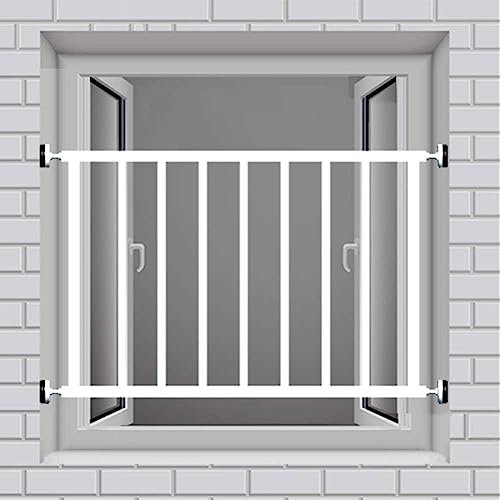 Barriere De SéCurité For Fenetre Garde Barres Barres De SéCurité For Portes Et FenêTres Barreaux De FenêTre Garde-Corps SéCurité Protection Contre Le Cambriolage/Height 40cm/L102cm