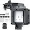 EYPINS Outdoor Socket Box IP66 Waterproof, Switch Control Plug Sockets, Anti-rust Wall Socket with Black Plug Socket Covers, UV Resistance, Single Plug, 13 Amp