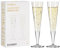 RITZENHOFF Goldnacht 6031008 Lot de 2 flûtes à champagne en or véritable 200 ml Fabriqué en Allemagne