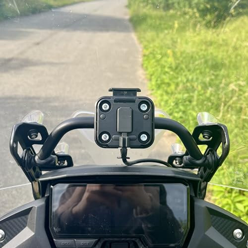 Support de navigation de moto pour Garmin Zumo XT, XT2, AMPS Pattern | « Pancake » | (13 mm)