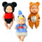 YAAVAAW Bambole di Natale Tiny Baby Elfo Bambola Elfo Gemelli Tiny Novità Giocattolo Elfo Accessori per Bambine Ragazzi Regali Bambini Calze di Natale Stuffers (Topino Gatto Anatra)
