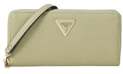 GUESS Laurel SLG Large Zip Around Wallet L Sage