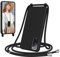 Woijrly Funda para Samsung Galaxy S20 FE con Cuerda, Suave TPU Silicona Case con Correa Colgante, Ajustable, Desmontable, Forro de Microfibra, Carcasa AntiChoque con Correa, Negro