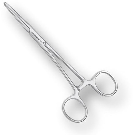 Professional Hemostat Fishing Forceps of Stainless Steel Used as Jewelry, Fly Fishing Forceps and unhooking Fish Pliers - Pet, Dog Ear Hair Grooming Forceps (16cm)