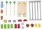 MRSTORY Holz BBQ Grill Playset Interactive Hölzerne Grillspiele Spielen Set Spielen Kitchenzubehör für das Spielen von Holzspielzeug für