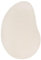 vidaXL Teppich Beige 140x200 cm Polyester rutschfest