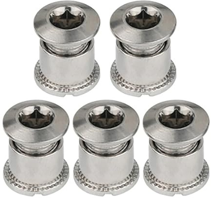 Chicago Lot de 50 vis de liaison, simples, doubles, triples et écrous de plateau de vélo (double disque pour clou)