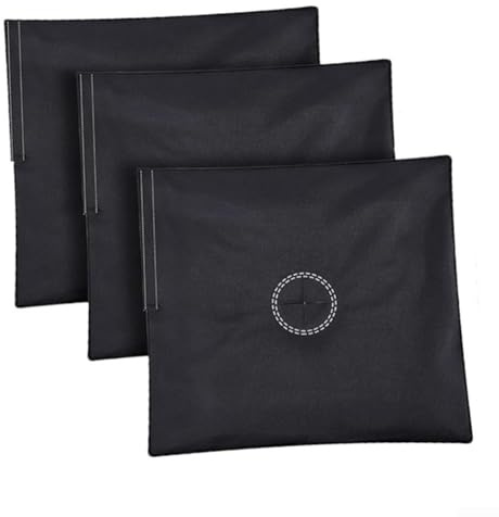 3er-Pack befüllbarer Flaggen-Sandsack, robuste Canvas-Basis für Federn für Swooper-Flaggen, 45,7 x 48,3 cm Kreuzsockel-Befestigungsvorrichtung mit 8 cm Loch, winddichter Anker für