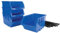 PERFORMANCE TOOL W5196 Large Stackable Storage Trays - Adjustable for Vertical or Horizontal Position, Blue, Pack of 4