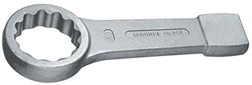 GEDORE Schlag-Ringschlüssel 46 mm, Hochpräzise Schlüsselweite, Robust für Industrie & Handwerk, Made in Germany - 46mm