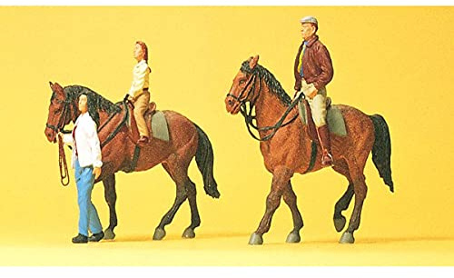 Preiser 1/87 th – pr10501 – Modelleisenbahnen – Pferde und Reiter II