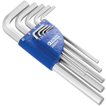 Britool E113947B 1.5 - 10mm Long Arm Metric Hex Key Set (9 Pieces)