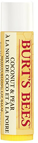 Burt's Bees 100 Prozent Natürlicher getönter Lippenbalsam Kokos und Birne, mit Bienenwachs und Fruchtextrakten, 1 Stift