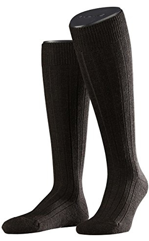 FALKE Herren Strumpf Teppich im Schuh 3er Pack, Größe:43/44;Farbe:dark brown