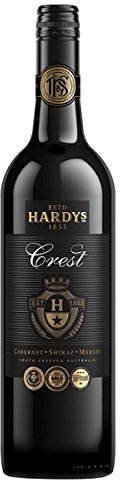 Hardys Crest Cabernet Shiraz Merlot 75cl (Pack of 6 x 75cl)