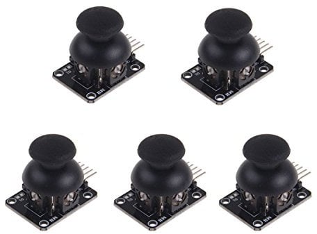 ARCELI 5PCS PS2 Joystick XY Joystick Dual Axis Joystick Breakout Module para Arduino