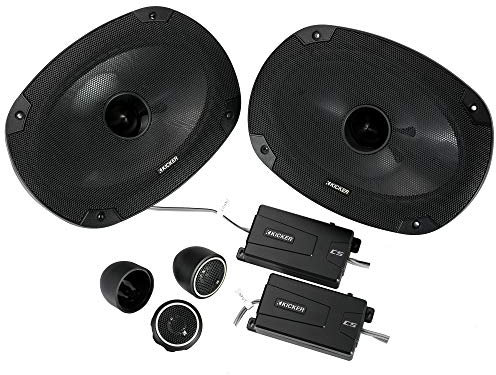 KICKER CSS694 (CSS694-46) - 15x23cm (6x9 Zoll) Komponenten-Lautsprecher mit 450 Watt (RMS: 150 Watt)