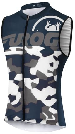 UGLY FROG Rennrad Atmungsaktiv Fahrradweste Radweste Laufweste Reflektierende Weste Sommer/Frühling Ärmellos Sport Mantel Jacke für Laufen Fahrrad Sport DEHerMJV01
