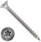 HKB ® 1000 Stück Spanplattenschrauben, 4x50mm, Torx, TX10, Senkkopf, Stahl, silber verzinkt, 1A Qualität, Artikel-Nr. 670018