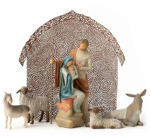 Willow Tree The Holy Family Krippen-Set, klein, 6-teilig