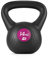 Hop-Sport Kettlebell - Kugelhantel für geräuscharmes und bodenschonendes Training - Schwunghantel in Größen von 4kg bis 20kg (14kg)