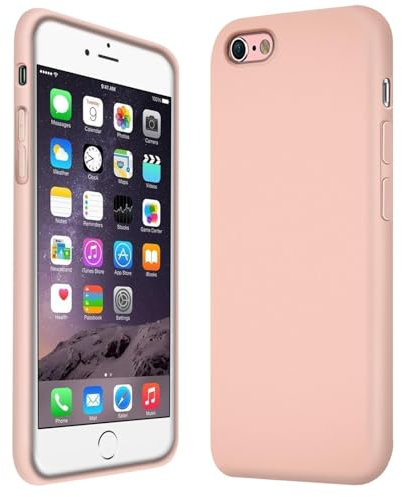 Verco Handyhülle für iPhone 6s Plus Hülle Silikon, Flex TPU Gel [weiches Innenfutter] Case für Apple iPhone 6 Plus Schutzhülle Stoßfest (5,5 Zoll), Rosa