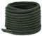 TIESTRA Cordones Redondos de Botas, Cordones Resistente y Duraderos para Botas, Calzado de Seguridad y Zapatos de Senderismo - Poliéster, Verde Oliva, 120cm