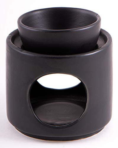 Berk Aromalampe - Duftlampe - Teelichthalter - schwarz - Keramik
