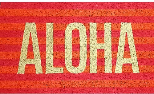 Gift Company Fussmatte, Aloha, Neon, Mehrfarbig