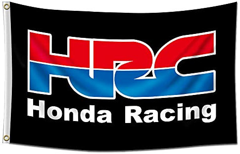 ENMOON HRC Honda Schulveranstaltungen Flagge Schwarz 90 x 150 cm