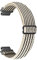 Correa elástica ajustable compatible con Garmin Forerunner 235, correas deportivas de repuesto de nailon transpirable para Forerunner 220/230/620/630/735XT/235Lite para mujeres y hombres, tiras negras
