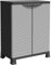 vidaXL Kunststoffschrank Haushaltsschrank Schrank Gartenschrank Balkonschrank Beistellschrank Putzmittelschrank Werkstattschrank 68x39x92cm Rattan-Design