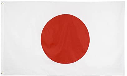 XYLZ 3x5fts 90 * 150 cm Bandera de Japón de japonés (35x23.4) o 90 x 150 cm (35x58.5) (tamaño : 90 x 150cm)