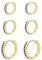3 Paar Sterling Silber Ohrringe Set Gold für Mädchen, Nickelfrei hypoallergene Creolen mit lila Zirkonia, Ohrringe Gold Creolen für Damen Braut