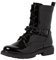 Jana Damen Stiefeletten zum Schnüren aus Kunstleder mit Schnalle Weite H Mehrweite, Schwarz (Black Patent), 37 EU