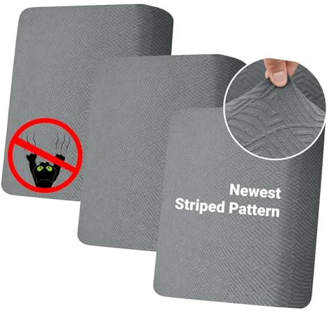 CHELZEN Sofa Sitzkissenbezug, Hochelastischer Sitzbezug, Stretch Sofasitzbezug Schonbezug Schutz Sofabezug L-förmiger Ecksofas für Wohnzimmer (1 Sitzer*3, Hellgrau)