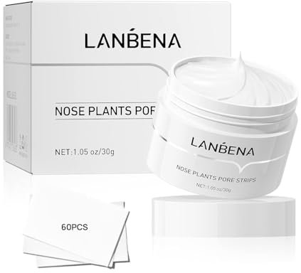 LANBENA Blackhead Remover - Masque pour le nez et le visage, Kit d'élimination de la tête noire avec LANBENA - 1.05oz