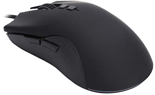 ASHATA A883 RGB Wired Gaming Mouse, Optische, Komfortable, Leuchtende, Ergonomische Gaming-Gaming-Maus mit Bis zu 6400 DPI für PC-Spieler