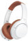 iKF T1 Pro Cuffie Bluetooth Over Ear Senza Fili with Con micrófono incorporado, 100h Playtime, Bassi Profondi, App, Connessione Multipoint, Pieghevole, Per Casa, Lavoro, Viaggi(bianco vinaccia)