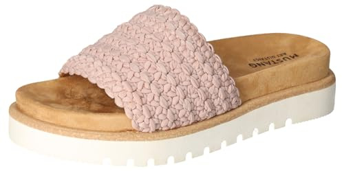 Mustang Damen 1461-704 Pantolette, Pink, 42 EU