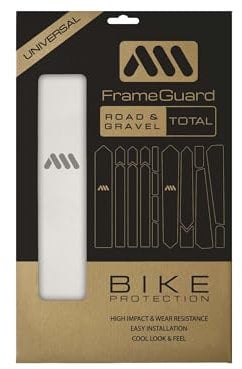 All Mountain Style Kit Protezione Telaio Bici Gravel e Corsa – 18 Adesivi Anti Graffio in PVC Opaco, Universali, Facili da Applicare