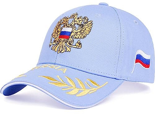 Tsffae Unisex-Baseballkappe, Russische Emblem-Stickerei, Baseballmützen, Klassische Vintage-Cap, Trucker-caps, Atmungsaktiv, Sommer-Sonnenhut, Sportkappe Für Männer Und Frauen