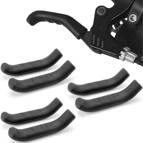 WUSJCOF 3Paar Fahrradbremshebel Schutzhülle Griff Schutzhülle rutschfeste Bremshebel Schutzhülle Bremsgriff Silikonhülle geeignet für Fahrrad und Mountainbike Fahren