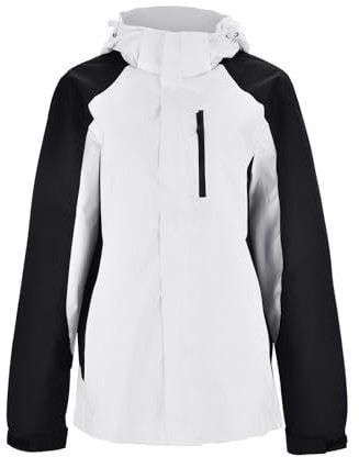 Giacca da Alpinismo da Esterno Traspirante e Traspirante Antivento a Strato Singolo Sottile in Tinta Unita da Donna Spolverino Impermeabile