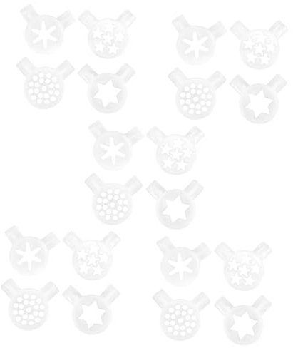 PRETYZOOM 5 Set Di Ugelli Per Per Macchina Per Accessori Versatili Per La Modellatura Della Macchina Per Livelli Di Utenti 4 Pezzi * 5
