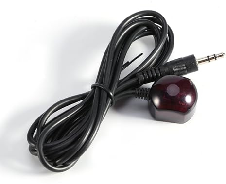 Fdit IR-Infrarot-Verlängerungskabel, 3,5-mm-Klinkenstecker Zur Verlängerung des Fernbedienungssignals, Plug-and-Play-Infrarotempfänger-Verlängerungskabel für AV-Geräte und STB-Boxen